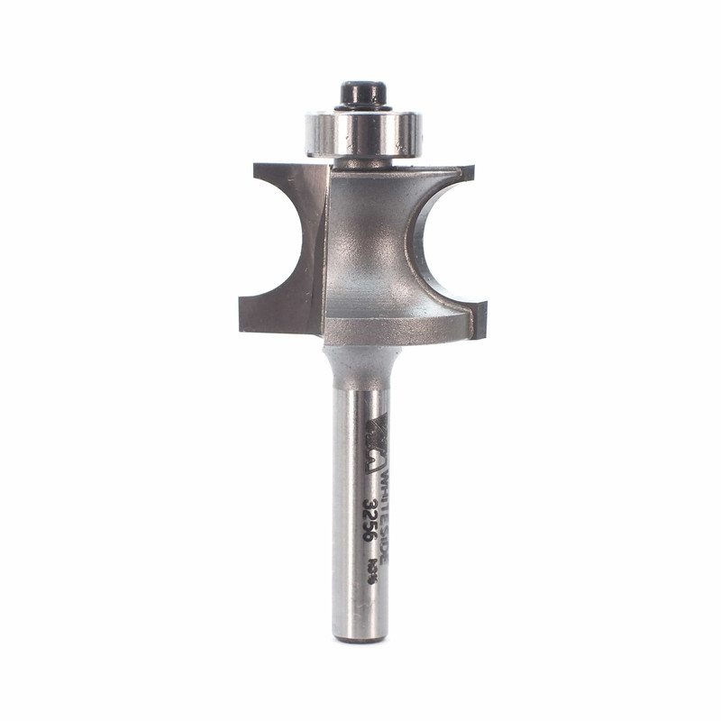 3256 Edge Beading Router Bit 1/4" SH 1-1/16" D X 1/2" BD X 3/4" CL X 2-1/4" OL